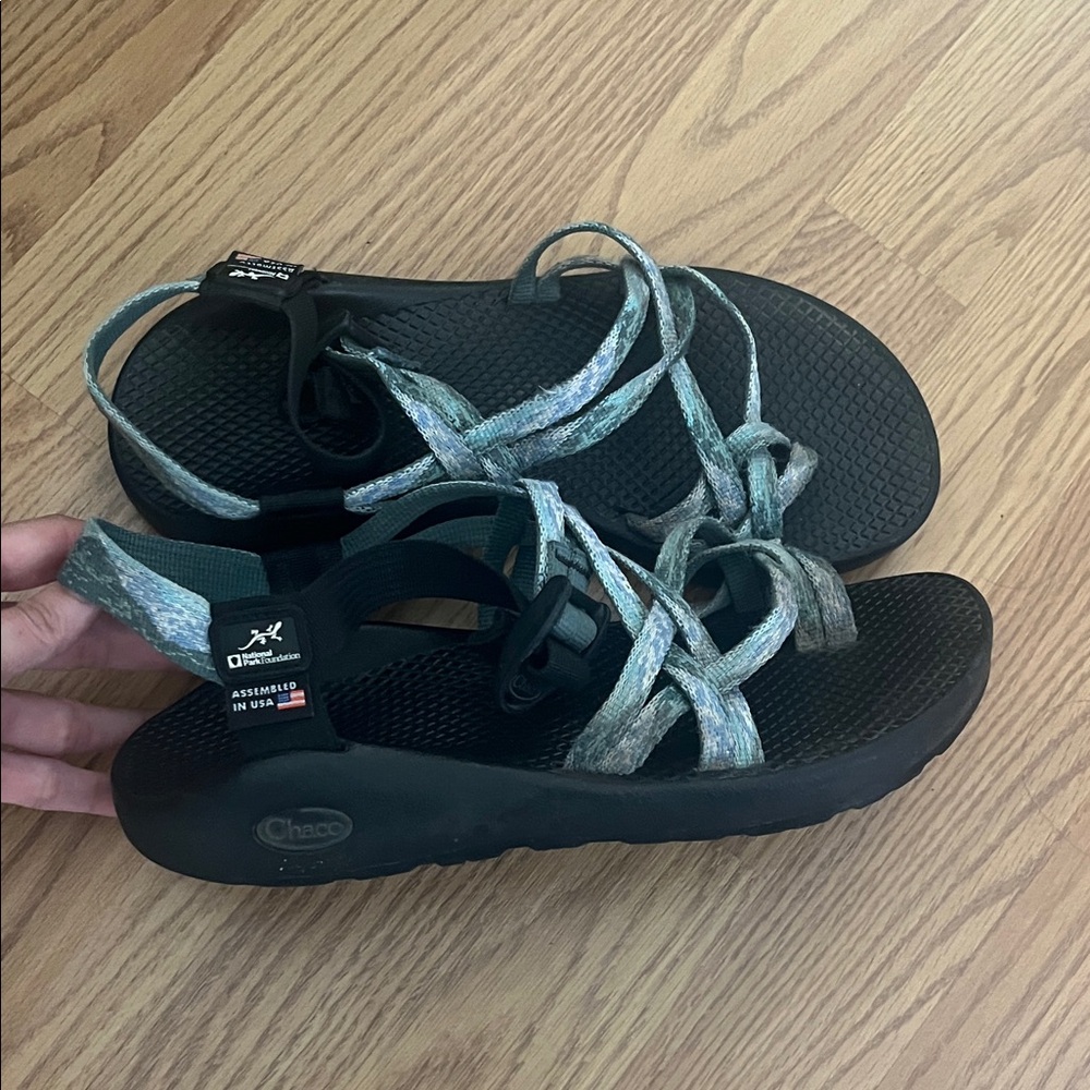 Chaco Black and Multicolor Strappy Sandals Rocky Mountain Limited Edition